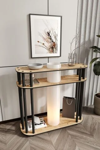 Cruise Dresuar Dekoratif Raflı Lambader